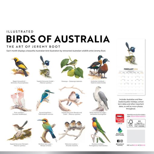 Birds of Australia, Jeremy Boot 2026 Square