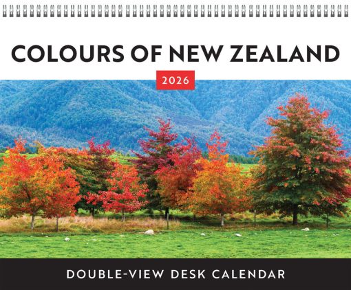 Colours of New Zealand 2026 Double View Desk Easel