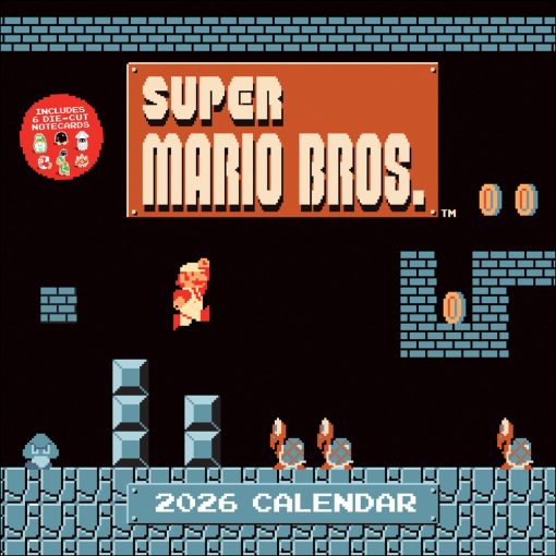 Super Mario Bros. 8-Bit Retro 2026 Square