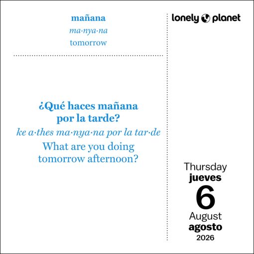 Lonely Planet: Spanish Phrasebook 2026 Boxed