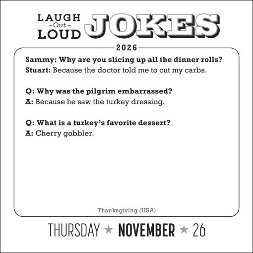 Laugh-Out-Loud Jokes 2026 Boxed