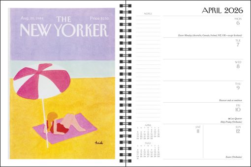 New Yorker Magazine 2026 Monthly/Weekly Agenda