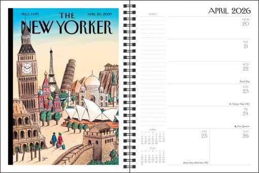 New Yorker Magazine 2026 Monthly/Weekly Agenda