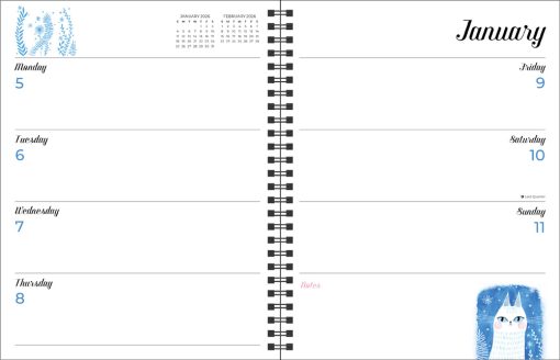 Feline 12-Month 2026 Monthly/Planner